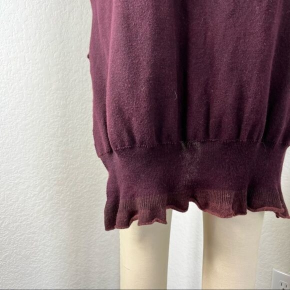 Serien°umerica Cashmere Italy Distressed Hi Lo Tattered Unisex Sweater - Picture 8 of 10